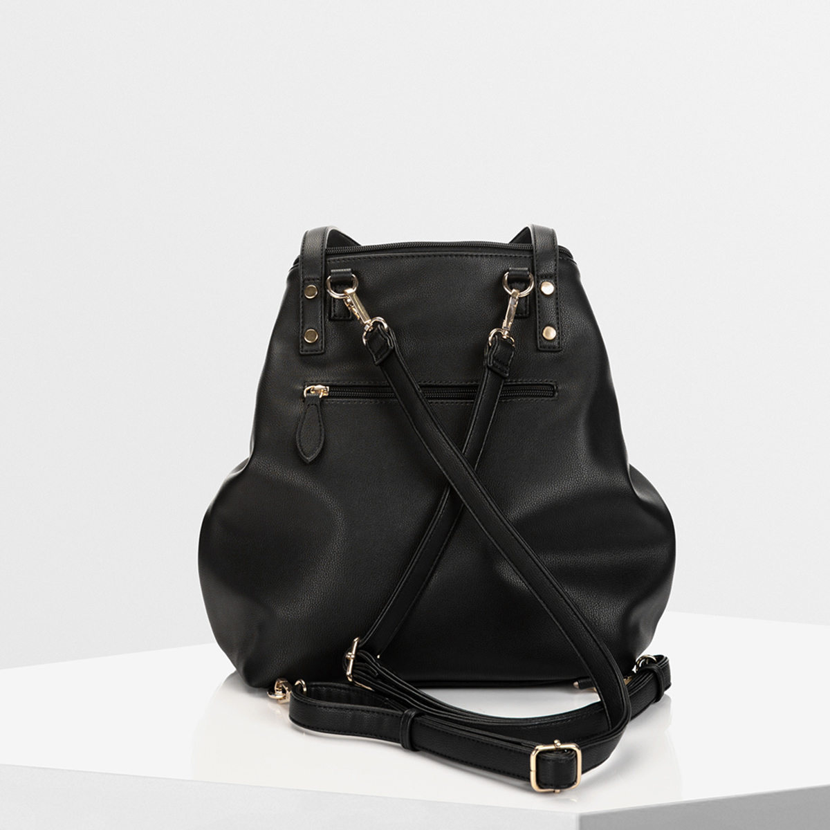 Wandlungskünstler Hommage von Louiz&Lou - Shopper, Schultertasche, Rucksack in schwarz - 2834-60 Wandlungskünstler Hommage von Louiz&Lou - Shopper, Schultertasche, Rucksack in schwarz - 2834-60