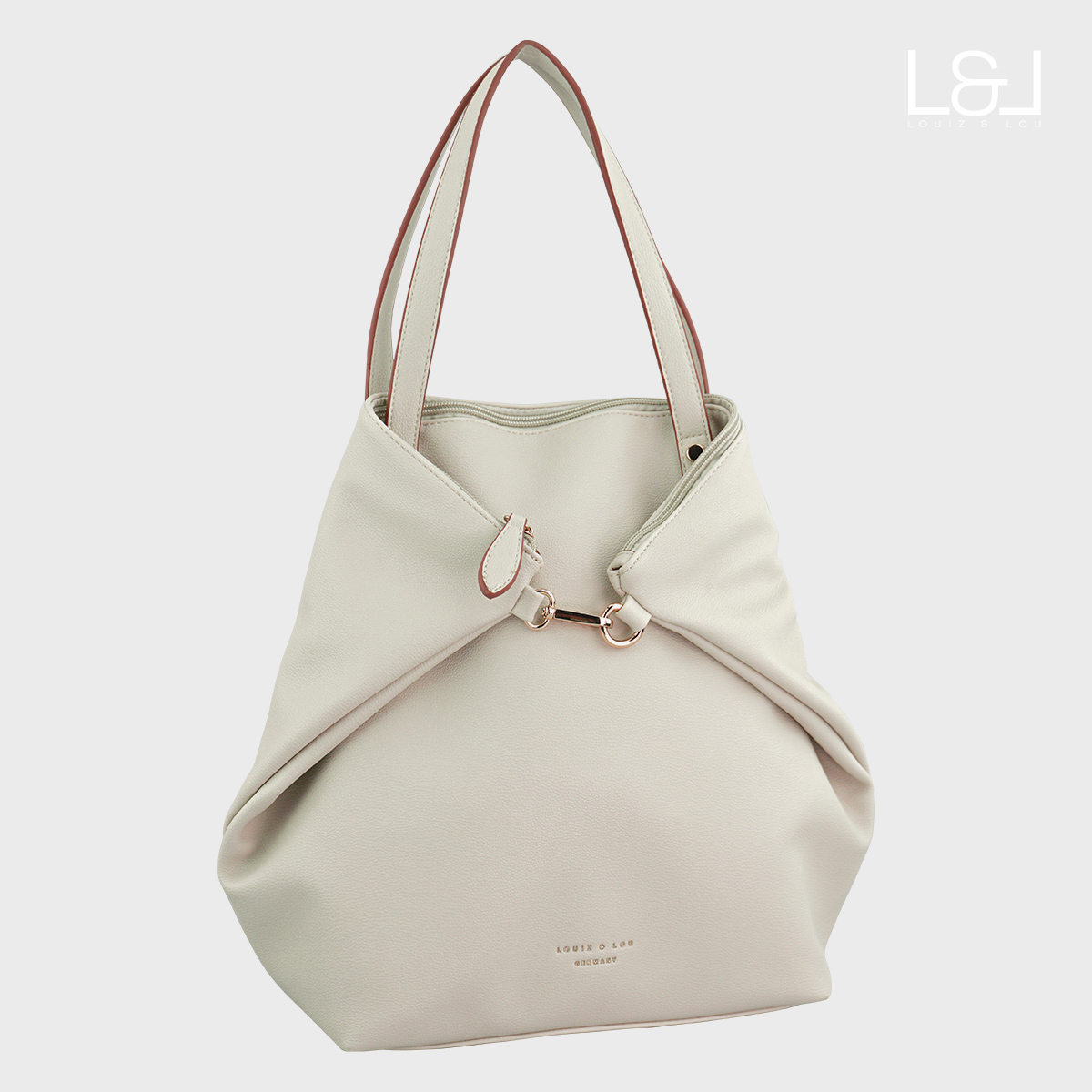 Wandlungskünstler Hommage von Louiz&Lou in beige - Shopper, Schultertasche, Rucksack - 2834-38