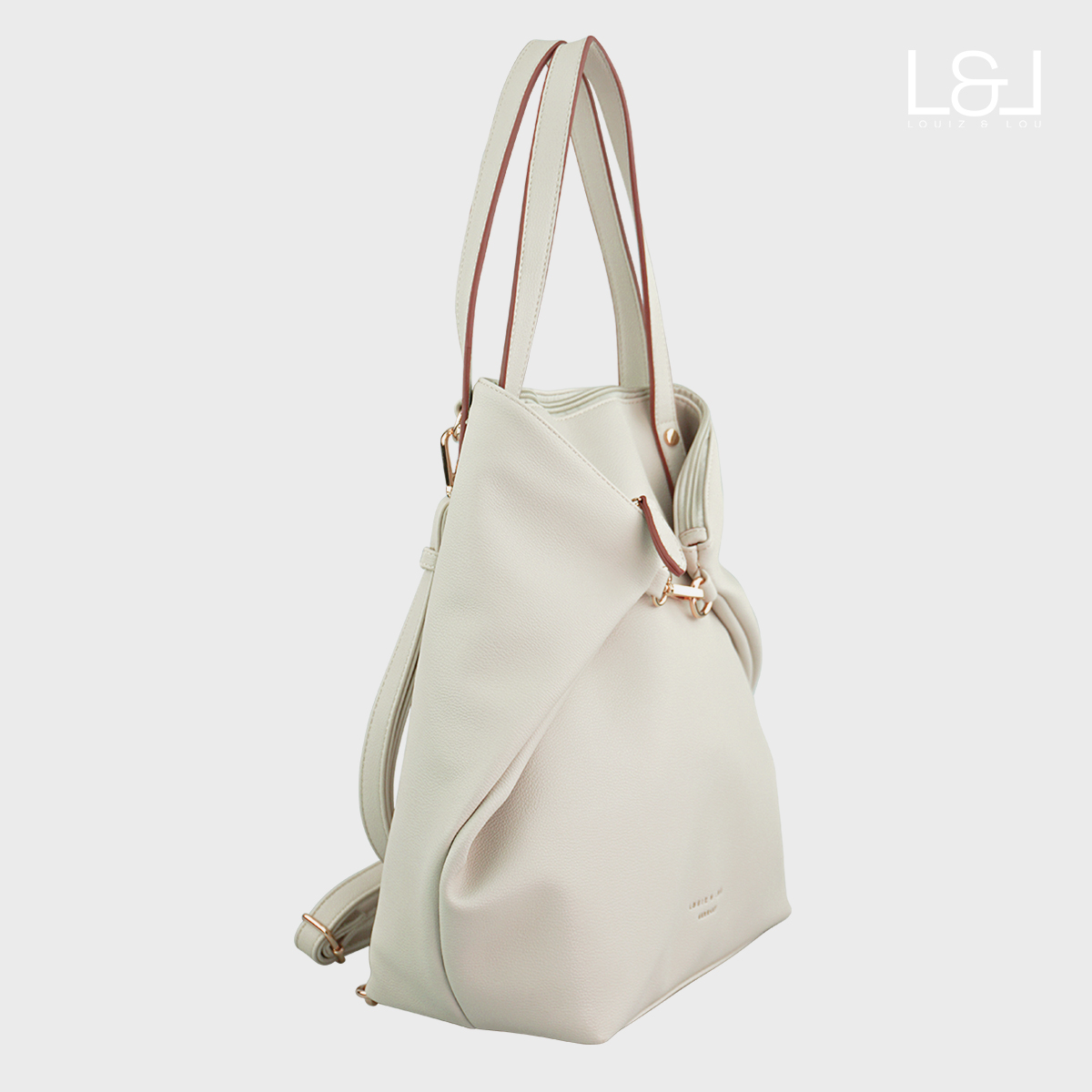 Wandlungskünstler Hommage von Louiz&Lou in beige - Shopper, Schultertasche, Rucksack - 2834-38