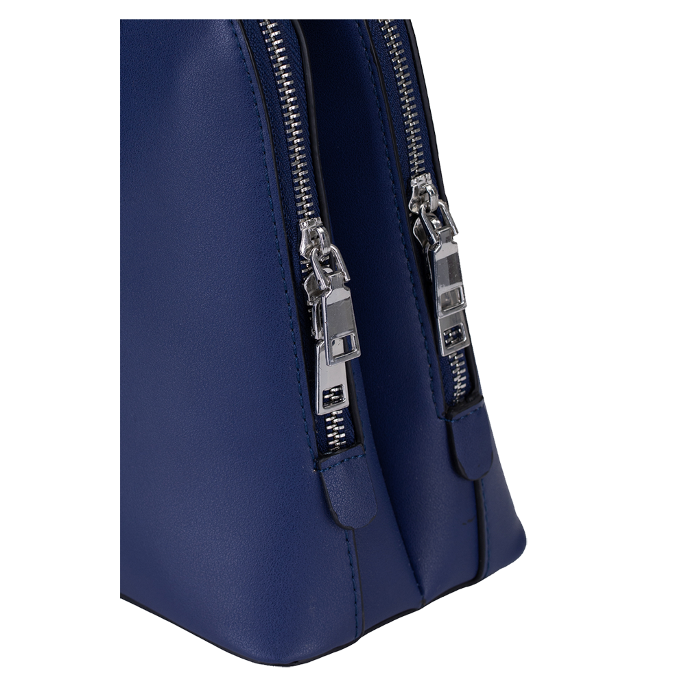 Umhängetasche Clutch Abendtasche Lara in Trapezform von Louiz&Lou in navy - 2841-65