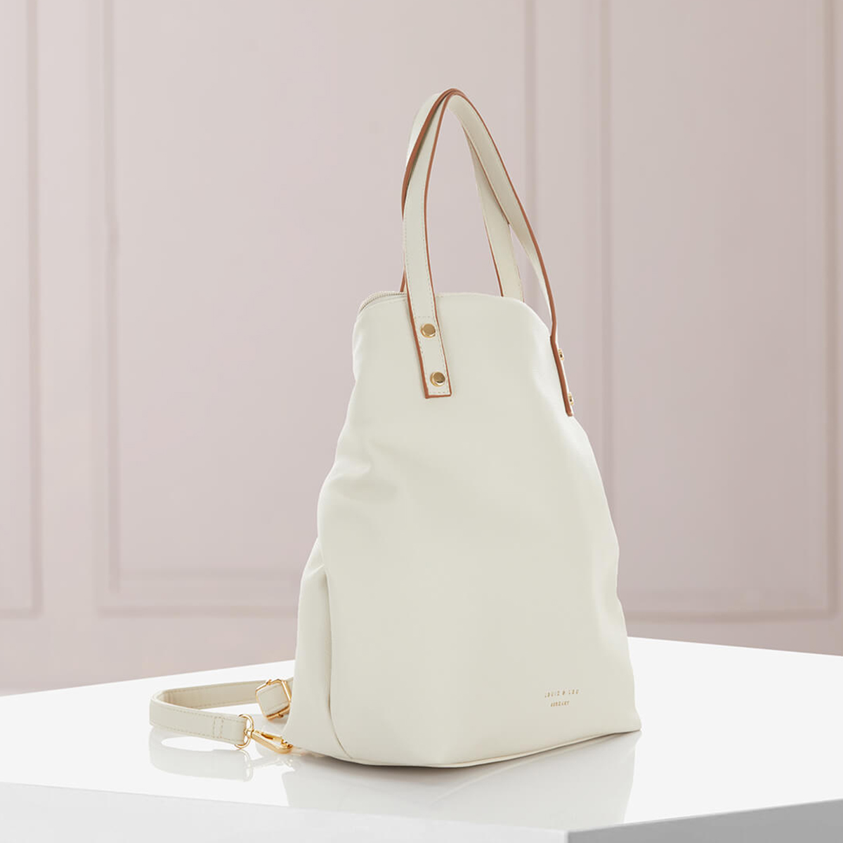 Wandlungskünstler Hommage von Louiz&Lou in beige - Shopper, Schultertasche, Rucksack - 2834-38