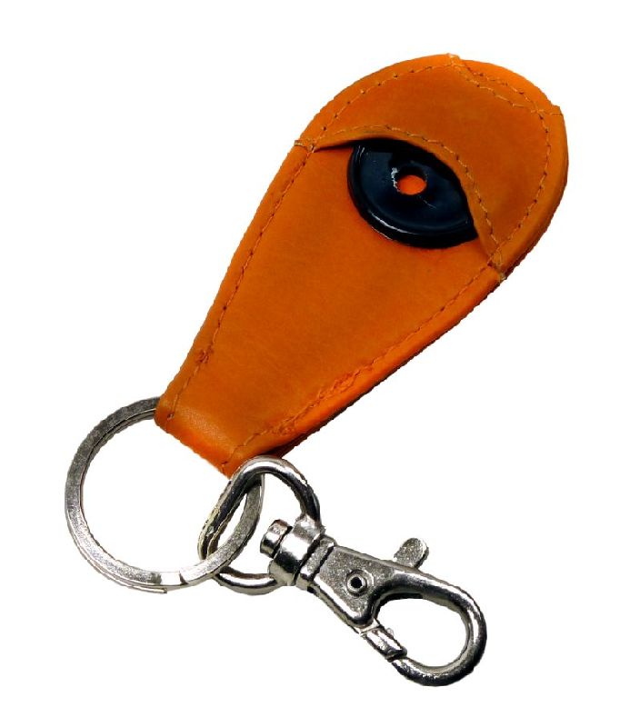 Schlüsselhalter Schlüsseletui mit Einkaufschip in orange - 852-019-04